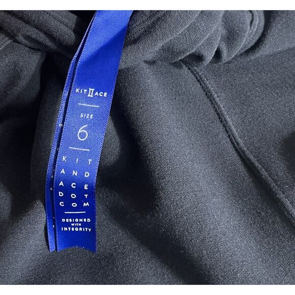 Kit & Ace Doublestacked Turtleneck Dress Laidback Brushed Navy Size 6 Pullover - Picture 7 of 7